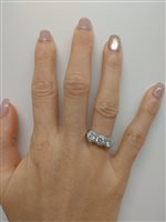 Ringe Crivelli Dame TRILOGY in Gold Diamante 1.02 Ct 017-2171 - 017-2171